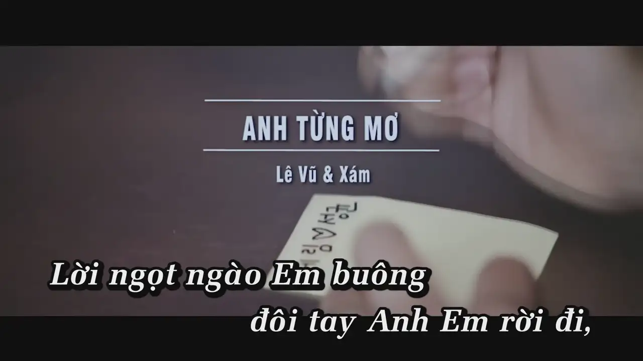 Ảnh bài hát Anh Từng Mơ