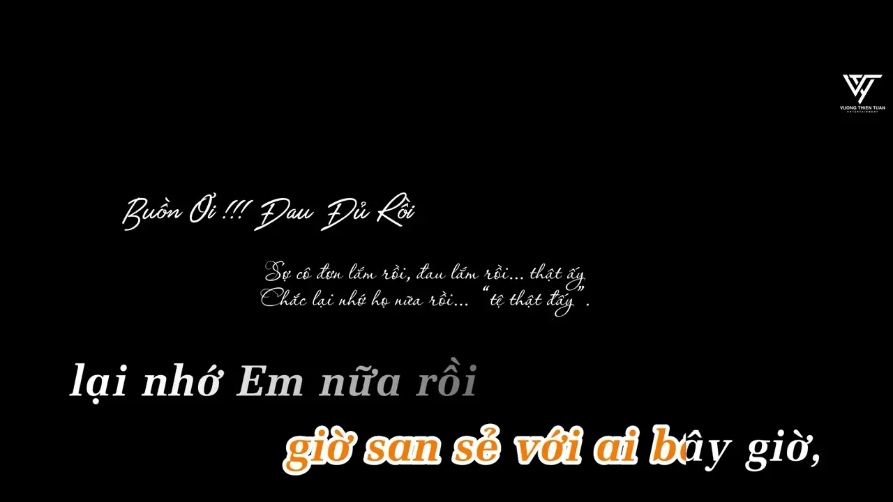 Ảnh bài hát Buồn Ơi Đau Đủ Rồi