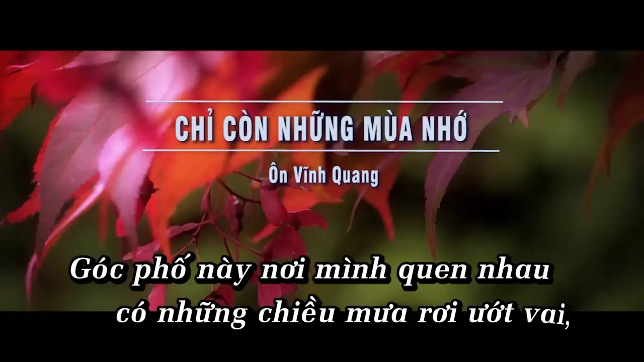Ảnh bài hát Chỉ Còn Những Mùa Nhớ