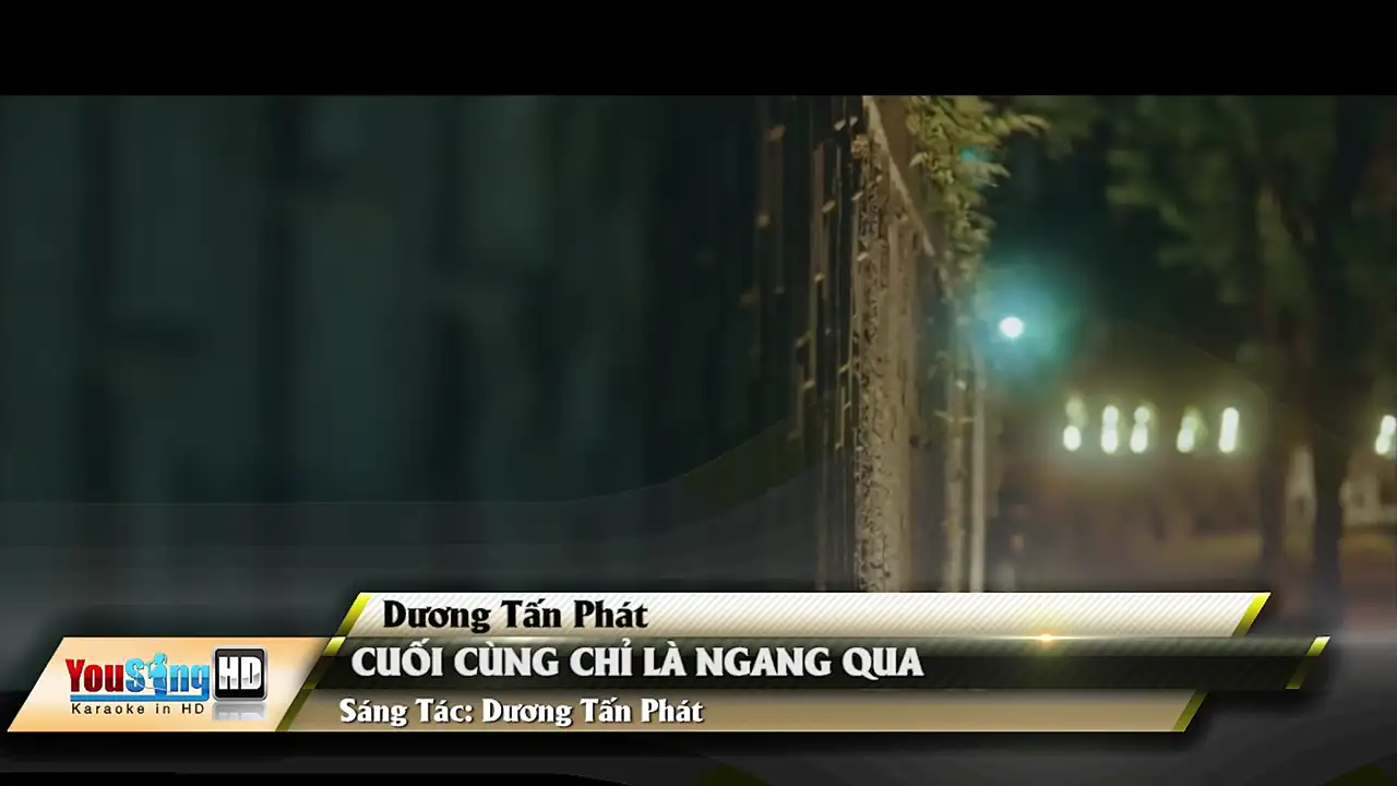 Ảnh bài hát Cuối Cùng Chỉ Là Ngang Qua