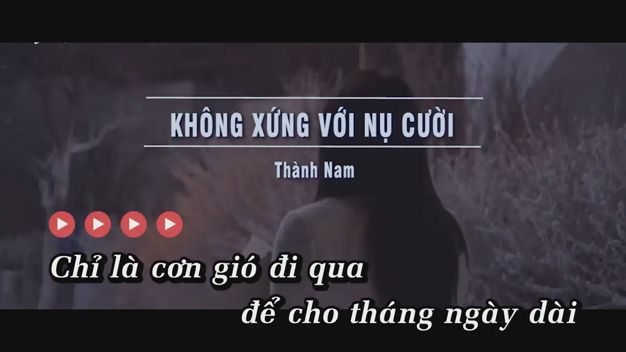 Ảnh bài hát Không Xứng Với Nụ Cười