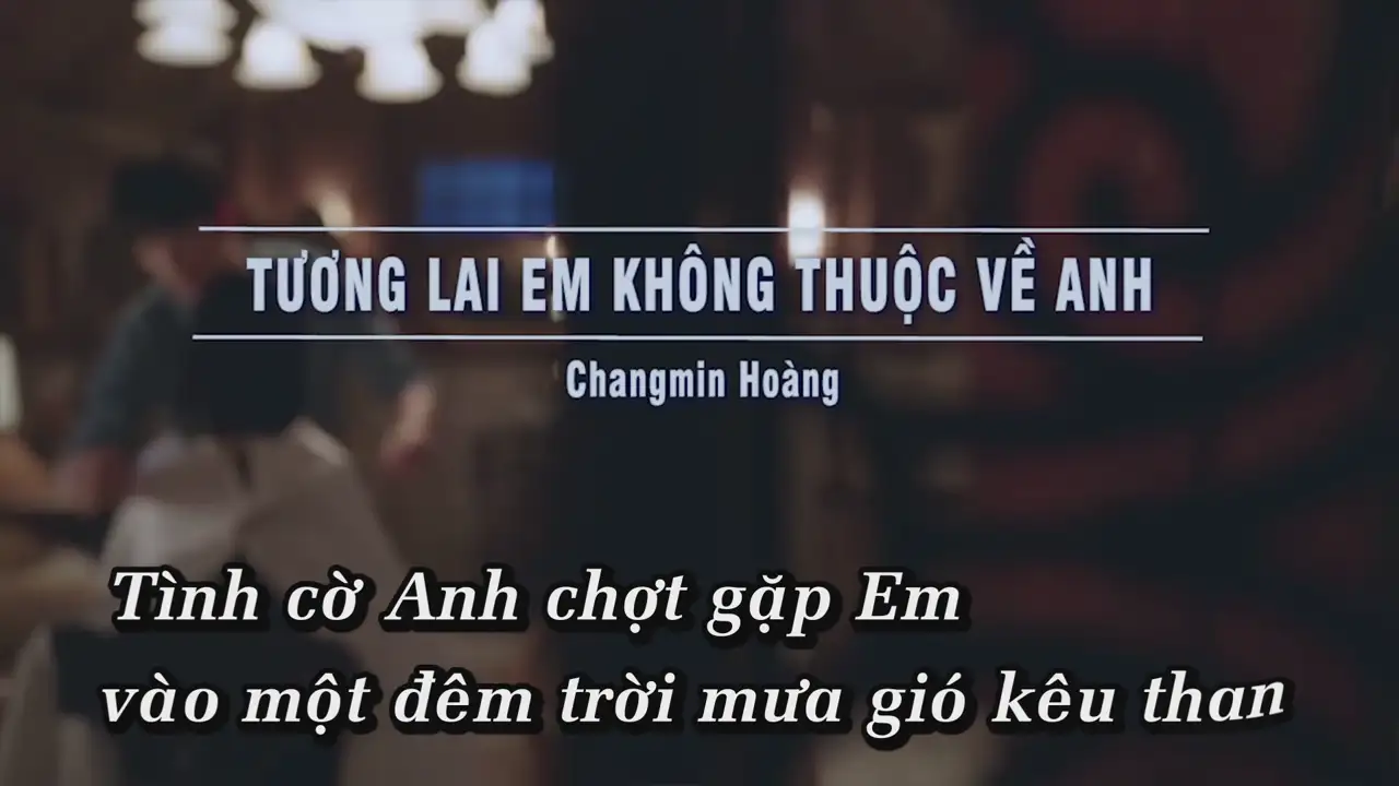 Ảnh bài hát Tương Lai Em Không Thuộc Về Anh (Ballad Version)