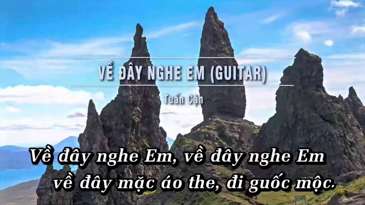 Ảnh bài hát Về Đây Nghe Em (Guitar)