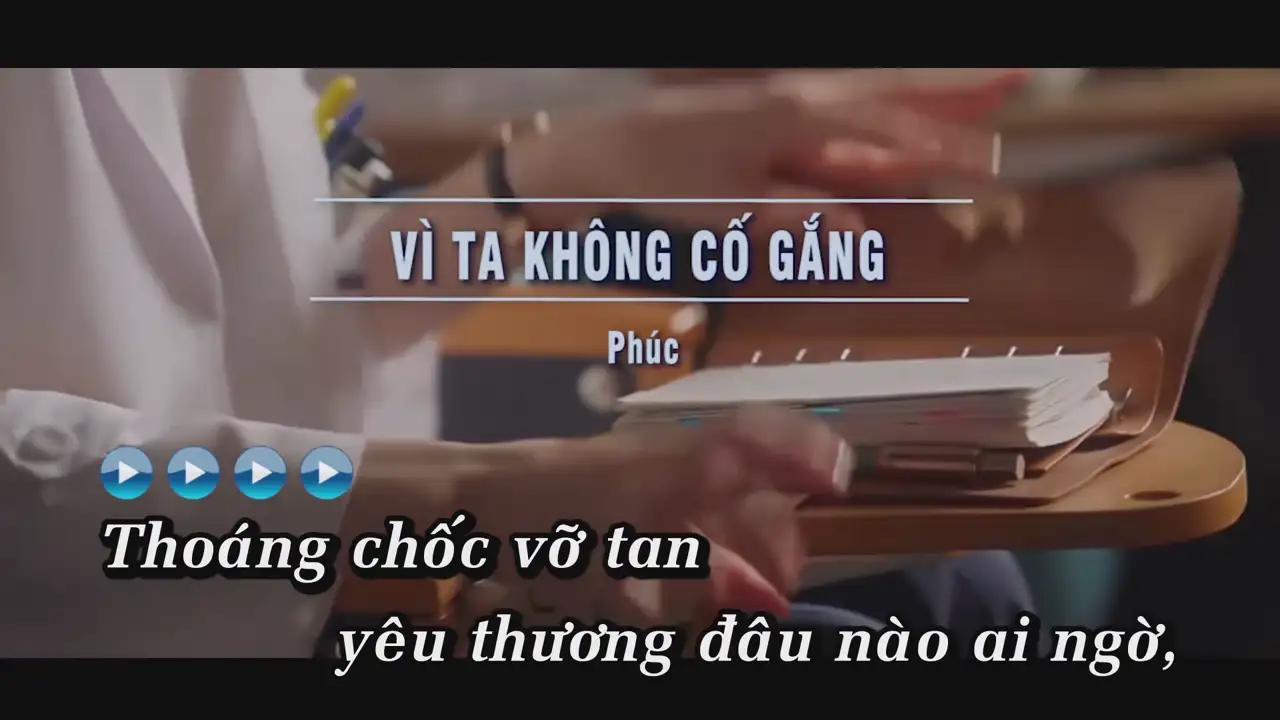 Ảnh bài hát Vì Ta Không Cố Gắng