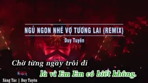 Ngủ Ngon Nhé Vợ Tương Lai (Remix) – Duy Tuyên