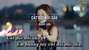 Cắt Đôi Nỗi Sầu – Quỳnh Lady