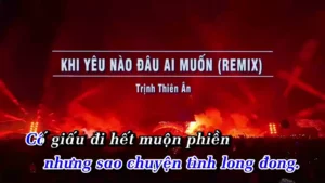 Khi Yêu Nào Đâu Ai Muốn (Remix) – Trịnh Thiên Ân
