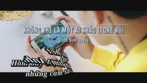Không Thể Là Một Ai Khác (Tone Nữ) – Trịnh Đình Quang