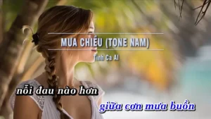 Mưa Chiều (Tone Nam) – Tình Ca AI