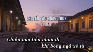 Chuyến Tàu Hoàng Hôn (Tone Nữ) – Tình Ca AI