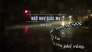 Ngỡ Như Giấc Mơ (Rock Tone Nam) – Tình Ca AI