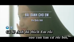 Bài Dành Cho Em – Vin Quốc Anh