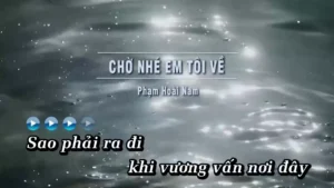 Chờ Nhé Em Tôi Về – Phạm Hoài Nam