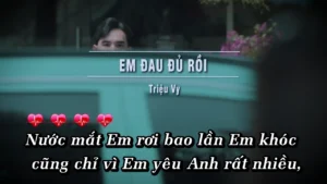 Em Đau Đủ Rồi – Triệu Vy