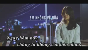 Em Không Về Nữa – Hoàng Triều