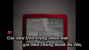 Giá Như Đừng Nói Giá Như – Yến Lê