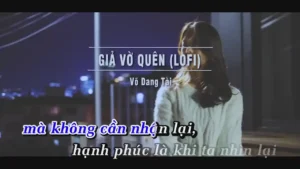 Giả Vờ Quên (Lofi) – Võ Dang Tài