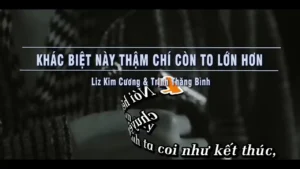 Khác Biệt Này Thậm Chí Còn To Lớn Hơn – Liz Kim Cương & Trịnh Thăng Bình