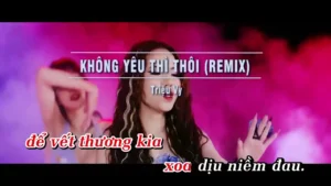 Không Yêu Thì Thôi (Remix) – Triệu Vy