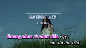 Sao Không Là Em – Olew & Xám