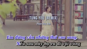 Từng Yêu (Remix Ver 2) – Phan Duy Anh