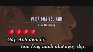 Vì Đã Quá Yêu Anh – Trần Thu Hường