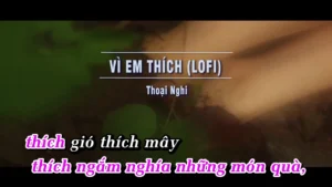 Vì Em Thích (Lofi) – Thoại Nghi