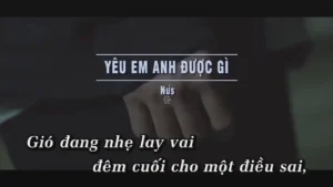 Yêu Em Anh Được Gì – Nus